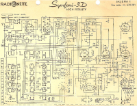 Tandberg Radionette-Symfoni - Schematic 